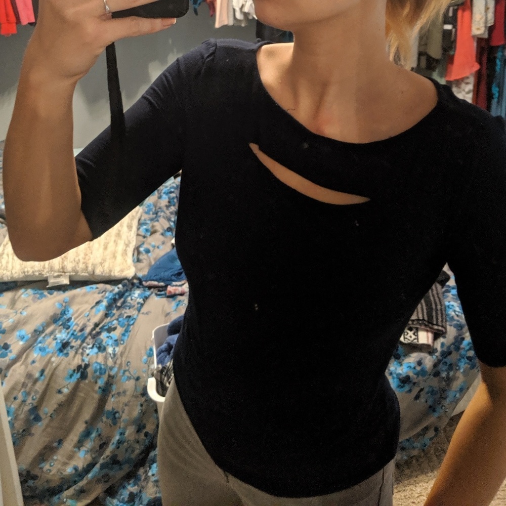 Navy Blouse 🍁